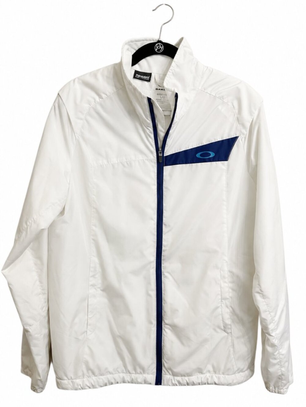 Oakley Men's White Full-Zip Thinsulate Jacket